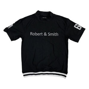 Camiseta de Manga Corta Negra para Hombre Robert & Smith, Estampado Digital, Cuello Redondo, Informal, Transpirable, de Poliéster Tejido, Corte Regular - Product Image 3