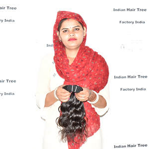 Extensions de cheveux humains indiens ondulés, style lâche, non double trame, traités chimiquement, alignés sur les cuticules, vente en gros - Product Image 5