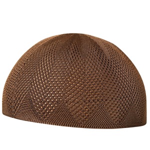 Chapeau Kufi tricoté Super Nida fabriqué au Pakistan, chapeau de prière musulman modeste de haute qualité, chapeau islamique pour hommes, plusieurs couleurs disponibles, vente en gros - Product Image 6
