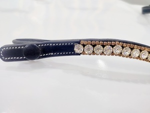 Cinta de cristal de diamante premium de 8 mm para cabezada de caballo, accesorio de equitación, proveedor mayorista - Product Image 2