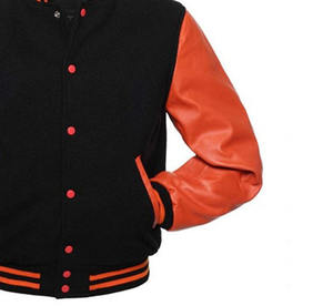 Streetwear Manufacturer Wholesale Custom Letterman Plus Size Varsity Jacket Man Winter Vintage School College Men's Jackets Coat - Product Image 5