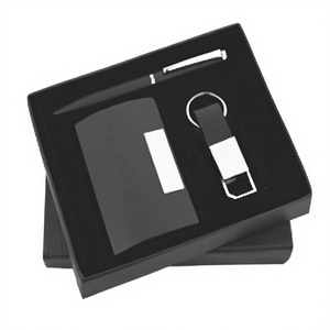 Premium Pen Keychain & Cardholder <b>Gift</b> <b>Set</b> S-127 Elegant Corporate Combo Metal Pen Stylish Keychain Card Holder for Gifting - Product Image 1