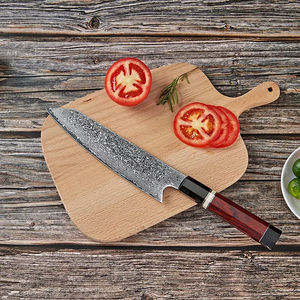 Couteau de chasse professionnel fait main en acier inoxydable avec manche en bois et étui en cuir, personnalisable OEM, garantie de 3 ans - Product Image 5