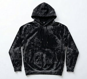Sweat-shirt à capuche ample et épais 450g, couleur unie, coupe décontractée, style Cleanfit, pour automne et hiver, effet délavé. - Product Image 4