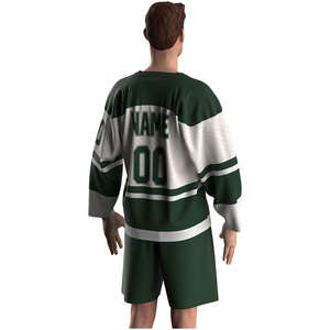 Maillot de hockey sur glace personnalisé de haute qualité avec logo d'équipe sportive imprimé par sublimation - Product Image 6