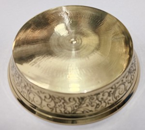 Brass Golden Flower Printed Bowls Set 250ml – Durable Serving Bowls for Curry, Salad & Dessert By MHQ Traders PVT LTD - Product Image 4