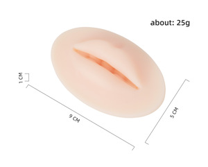 Moule en gel de silicone 3D pour lèvres et bouche, peau d'entraînement pour tatouage PMU, modèle de formation pour salon de beauté - Product Image 6