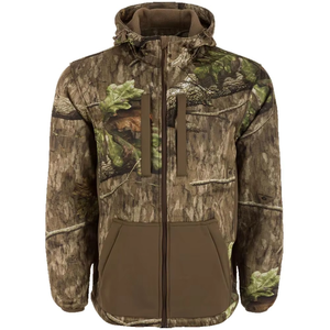 Unisex Camouflage Print Front Logo Soft <b>Shell</b> Hunting Jacket Full Sleeve Breathable Polyester Autumn Winter Wear - Product Image 1
