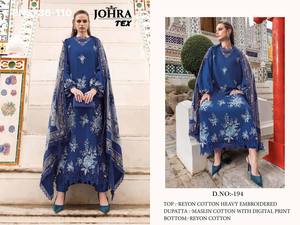 Conjunto de Salwar-Suit y Dupatta de Rayón y Algodón con Bordado, Excelente Calidad, para Uso Ocasional, Nueva Variedad, Venta al Por Mayor - Product Image 6