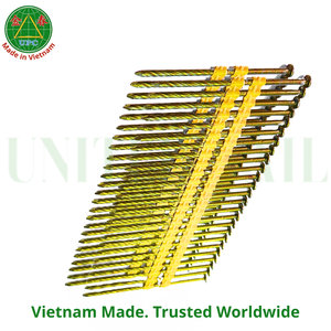 21 Degree 3'' x 0.120 4000pcs <b>Plastic</b> <b>Strip</b> Nails Easy-to-Use with Round Head Smooth/Screw Shank Type | Clavos en tira plástica - Product Image 3