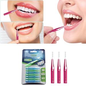 Sıcak satış CE ISO onaylı Interdental fırçalar sopa ağız temiz L şekli şekil diş fırçası - Product Image 1
