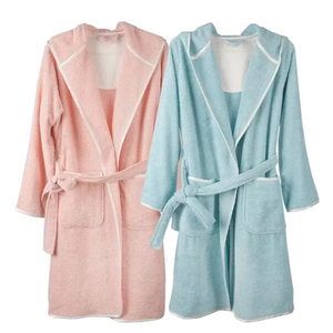 Wholesale 100% Terry Cotton Bathrobe Custom Luxury Absorbent Terry Bathrobe for Gift and Home - Product Image 3