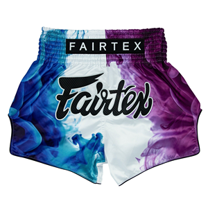 กางเกงมวยไทย Fairtex พรีเมียม ยืดหยุ่น ระบายอากาศได้ดี ทนทาน ผลิตจากโพลีเอสเตอร์ 100% ดีไซน์สั่งทำได้ น้ำหนักเบา แห้งเร็ว - Product Image 1
