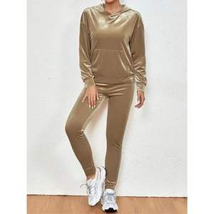 Survêtement en velours polyester personnalisé par sublimation, grande taille, veste et pantalon sublimés, pour l'entraînement sportif et les loisirs - Product Image 2