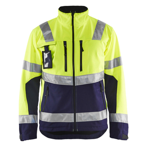 Chaqueta de Seguridad de Alta Visibilidad con Cuello Alto y Cremallera, Tejido Impermeable para Trabajo, Colores/Logotipos Personalizables, Venta al por Mayor, Suministro OEM para Hombre - Product Image 1