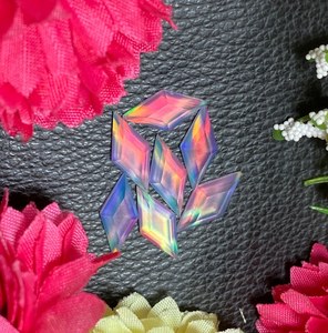 Ópalo Doble Nebula Aura Creado en Laboratorio, Forma de Cometa 7x14mm, Fuego Arcoíris Opalescente Multicolor, Gema Suelta para Fabricación de Joyas - Product Image 4