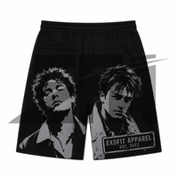 Shorts Asali pour hommes de haute qualité, de marque de luxe, vintage, imprimés en relief, avec cordon de serrage, 100% coton, taille mi-haute, séchage rapide