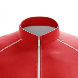 Maillot de Ciclismo Ligero y Transpirable con Estampado por Transferencia Térmica, Logotipo Personalizado, Manga Corta, 100% Poliéster, Secado Rápido, para Entrenamiento al Aire Libre - Product Image 5