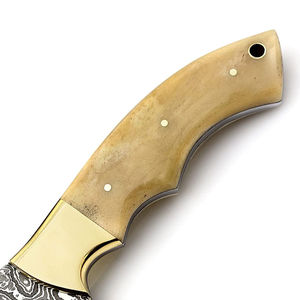 Couteau de survie à lame fixe Damas pour le camping en plein air, outil artisanal de survie en plein air - Product Image 6