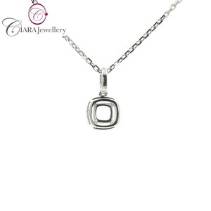 0.75CT เพชรสีขาว/เหลืองทองจี้ทรงเบาะเดี่ยวดีไซน์เรียบง่าย AU750รัศมี18K - Product Image 3