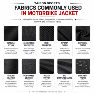 Blouson de moto premium en toile 1000 GSM, coupe-vent et respirant, avec capuche, bordeaux, noir et panneaux blancs - Product Image 2
