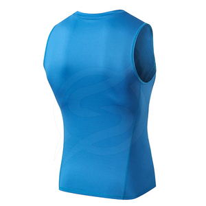 Custom <b>Men's</b> Gym Tank Top Sleeveless Workout <b>Stringer</b> <b>Vest</b> Cotton/Spandex Fitness Muscle Training Gym Wear OEM ODM - Product Image 1