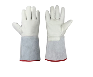 Heavy Duty Heat Resistant Impact Resistant 10-Inch for Welding <b>Gloves</b> Latex-Free Elastic Wristlet Anti-Static Anti-Vibration - Product Image 1