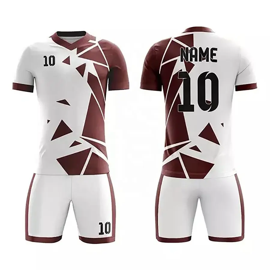 Uniforme de fútbol personalizado, conjunto completo de sublimación, diseño de logotipo del equipo de fútbol