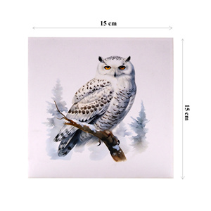 Meilleure Vente : Carte Pop-Up 3D Hibou des Neiges, Conception Personnalisée, Artisanat en Papier Fait Main au Vietnam, Idées Cadeaux Tendance Thème Animal - Product Image 5