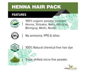 The Forest Herbs Natural Care From Nature, Henna en Polvo Herbal, 500g, Enriquecida con Hierbas Preciosas para el Color del Cabello - Product Image 3