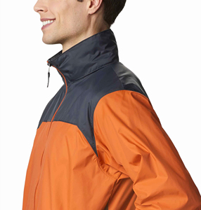 Custom Men's Winter Quilted Windbreaker Jacket Waterproof Windproof Eco-Friendly <b>Canvas</b> Fabric Zipper Closure Regular Fit - Product Image 1