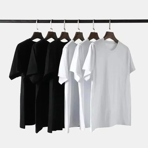 Camiseta de Jersey de Algodón 100% Puro de Alta Calidad con Transferencia Térmica para Hombre, Lujosa, Casual, de Manga Corta, Cuello Redondo, Suave, Deportiva, para Verano - Product Image 2