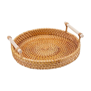 Nueva Bandeja de Ratán para Frutas Hecha a Mano con Materiales Naturales y Personalizable - Product Image 5