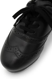 Chaussures de danse à lacets en cuir PU pour femmes et hommes - Product Image 2