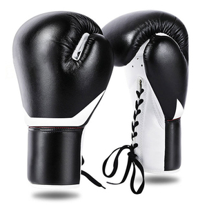 Guantes de Boxeo de PVC/Cuero Resistentes Personalizados por el Fabricante OEM con Cierre de Gancho y Bucle para Entrenamiento y Combate de Adultos - Product Image 6