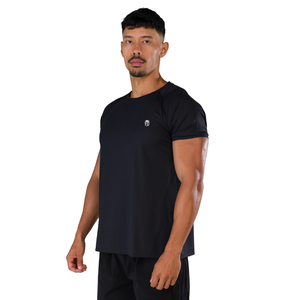 Chemise à manches courtes noire pour homme Proflex, confortable, de qualité supérieure, pour la salle de sport, vêtements tactiques, tendance, décontractée, vente en gros - Product Image 2