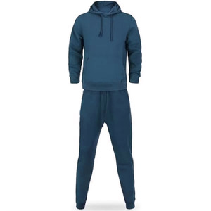 Conjunto Deportivo de Algodón para Hombre, Corte Ajustado, Estilo Urbano, Dos Piezas, Sudadera con Capucha y Pantalones Jogger, Transpirable, con Logotipo Estampado, para Invierno - Product Image 4
