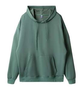 Sudadera con Capucha Unisex de Diseño Nuevo, al por Mayor, de Alta Calidad, sin Cordones, de Felpa de Algodón, Lisa, de Diseñador - Product Image 3