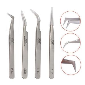 [Private Label] High Precision All In One tweezer Vetus Silver Eyelash Extension Tweezers Anti-static Premium Stainless - Product Image 3