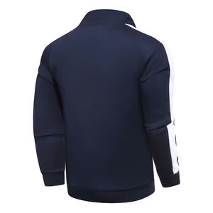 Ensemble de survêtement décontracté à capuche imperméable pour hommes, taille plus, pour l'entraînement, le fitness, le football, le jogging, 100% polyester - Product Image 3