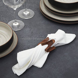Traditional rustic <b>wooden</b> <b>napkin</b> <b>ring</b> for family dining holiday parties elegant farmhouse kitchen table decoration - Product Image 5