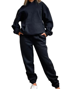 Conjunto Deportivo Unisex Transpirable de Talla Grande con Capucha, Estampado Vintage, de Forro Polar, con Personalización Completa, 100% Algodón - Product Image 1