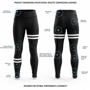 Relaxed Fitted Custom Style Gym Compression Leggings Quick Dry Running Workout Tights High Waist Sports Fitness Yoga Pants - Product Image 2