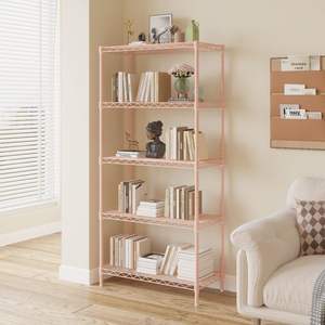 FCH ferro regolabile 74*34*150cm alta polvere lucida cinque strati Display ruote di regolazione libera per porta porta oggetti - Product Image 6