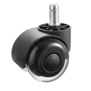 ล้อเก้าอี้สำนักงานแบบหนาพิเศษ 5 ชิ้น ขนาด 2 นิ้ว ใช้ได้กับพื้นไม้เนื้อแข็งและพรม เหมาะสำหรับเฟอร์นิเจอร์โต๊ะคอมพิวเตอร์และเกมมิ่ง - Product Image 1