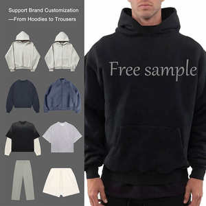 Sudadera con Capucha para Hombre, de Algodón Grueso, Impermeable, con Estampado Puff, de Alta Calidad, Personalizada, de Lujo, Talla Grande - Product Image 1