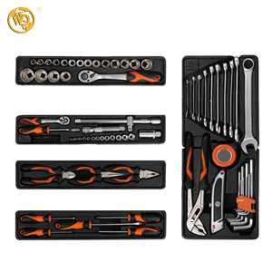 Kit complet de réparation automobile et domestique DIY 88 pièces, boîte métallique <span class=keywords><strong>en</strong></span> fer, douilles 1/4 po, garantie 1 an, ODM/OEM - Product Image 4