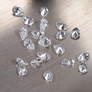 Vente en gros SHRAMAN DIAMOND Excellent Cut Loose HPHT Lab Grown CVD 0.30ct/Pc Boucles d'oreilles en forme de poire Fabricant indien Bijoux en vrac - Product Image 3