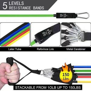 Cinturón Elástico de TPE de Múltiples Resistencias, Expansor de Fitness, Dispositivo de Entrenamiento para Músculos Pectorales y Brazos, Cuerda de Tensión Tipo Lazo, Bandas de Ejercicio - Product Image 2