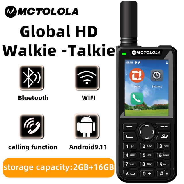 MT-H50 4G Android Zello Intercom 2.4-inch Display with Call Function, WiFi Bluetooth Suitable for Multi Scenario Use